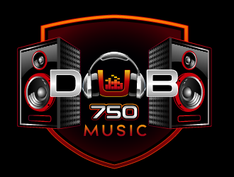 DUB 750 Music logo design by axel182