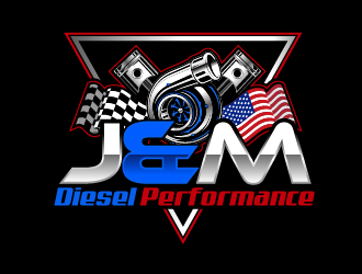 J&M Diesel Performance logo design by axel182