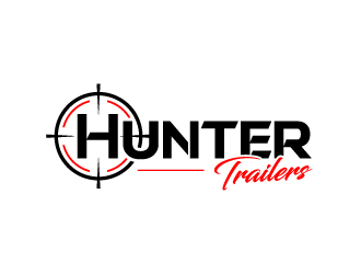 Hunter Trailers logo design by jaize