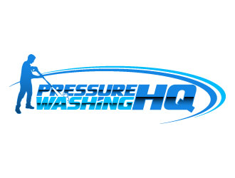 Pressure Washing HQ logo design by daywalker