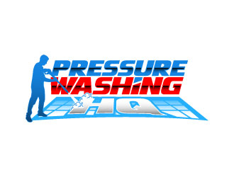 Pressure Washing HQ logo design by daywalker