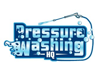 Pressure Washing HQ logo design by Suvendu