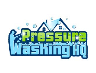 Pressure Washing HQ logo design by Suvendu