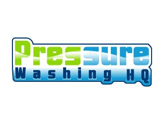 Pressure Washing HQ logo design by Suvendu