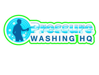 Pressure Washing HQ logo design by Suvendu