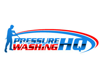 Pressure Washing HQ logo design by daywalker