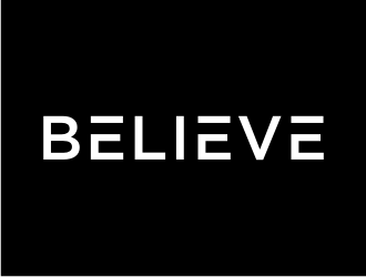 BELIEVE logo design by puthreeone