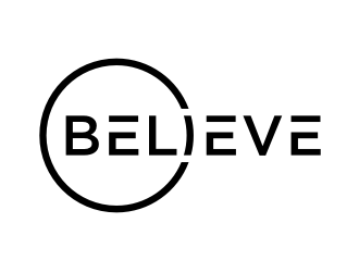 BELIEVE logo design by puthreeone