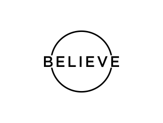 BELIEVE logo design by oke2angconcept