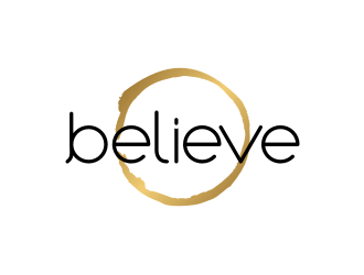 BELIEVE logo design by sodimejo