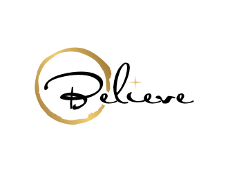 BELIEVE logo design by sodimejo