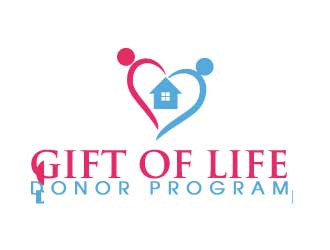 Logo:   We Rise… For every loss, For every life, To every challenge |  We are Gift of Life…We Rise      Company Name: Gift of Life Donor Program logo design by AamirKhan