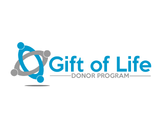 Logo:   We Rise… For every loss, For every life, To every challenge |  We are Gift of Life…We Rise      Company Name: Gift of Life Donor Program logo design by AamirKhan