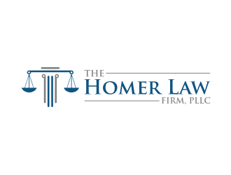 The Homer Law Firm, PLLC logo design by Franky.