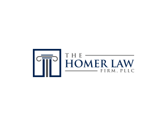 The Homer Law Firm, PLLC logo design by RIANW
