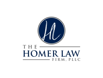 The Homer Law Firm, PLLC logo design by RIANW
