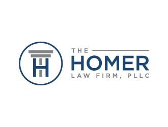 The Homer Law Firm, PLLC logo design by maserik