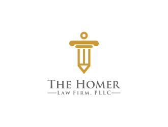 The Homer Law Firm, PLLC logo design by noviagraphic