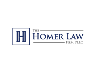 The Homer Law Firm, PLLC logo design by labo