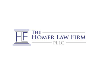 The Homer Law Firm, PLLC logo design by zinnia