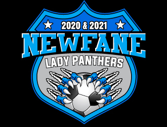 NEWFANE LADIES SOCCER logo design by uttam