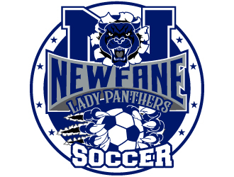 NEWFANE LADIES SOCCER logo design by Suvendu