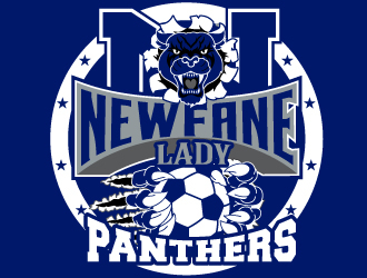NEWFANE LADIES SOCCER logo design by Suvendu