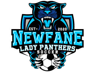 NEWFANE LADIES SOCCER logo design by Suvendu