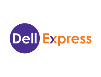 Dell Express logo design by puthreeone