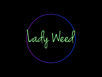 Lady Weed  logo design by pel4ngi