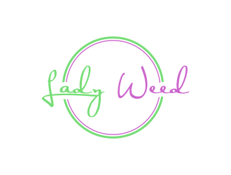 Lady Weed  logo design by GassPoll