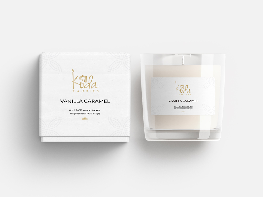 Koda Candles logo design by Ulid