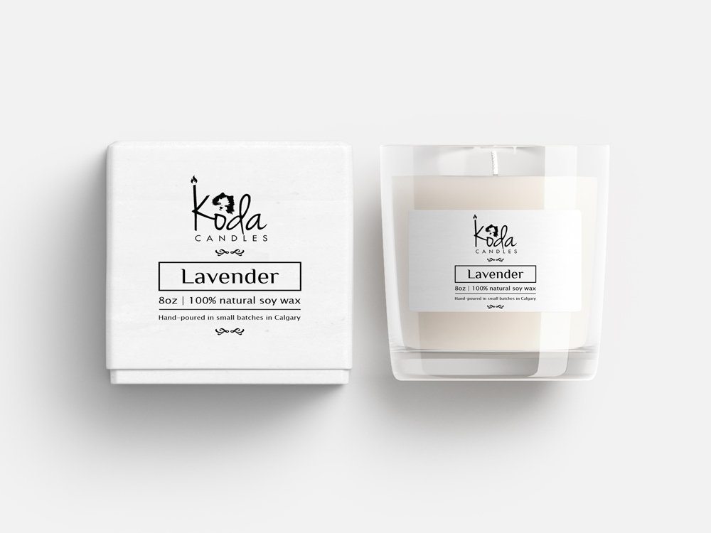 Koda Candles logo design by Ulid