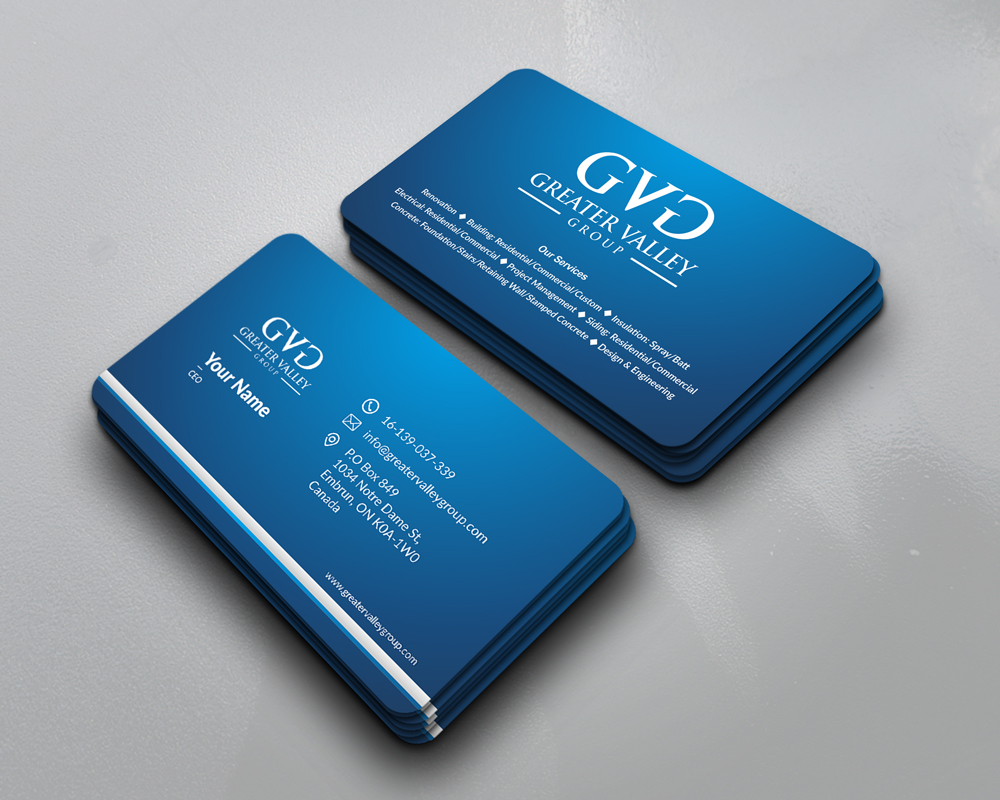 Greater Valley Group (GVG) logo design by Ulid