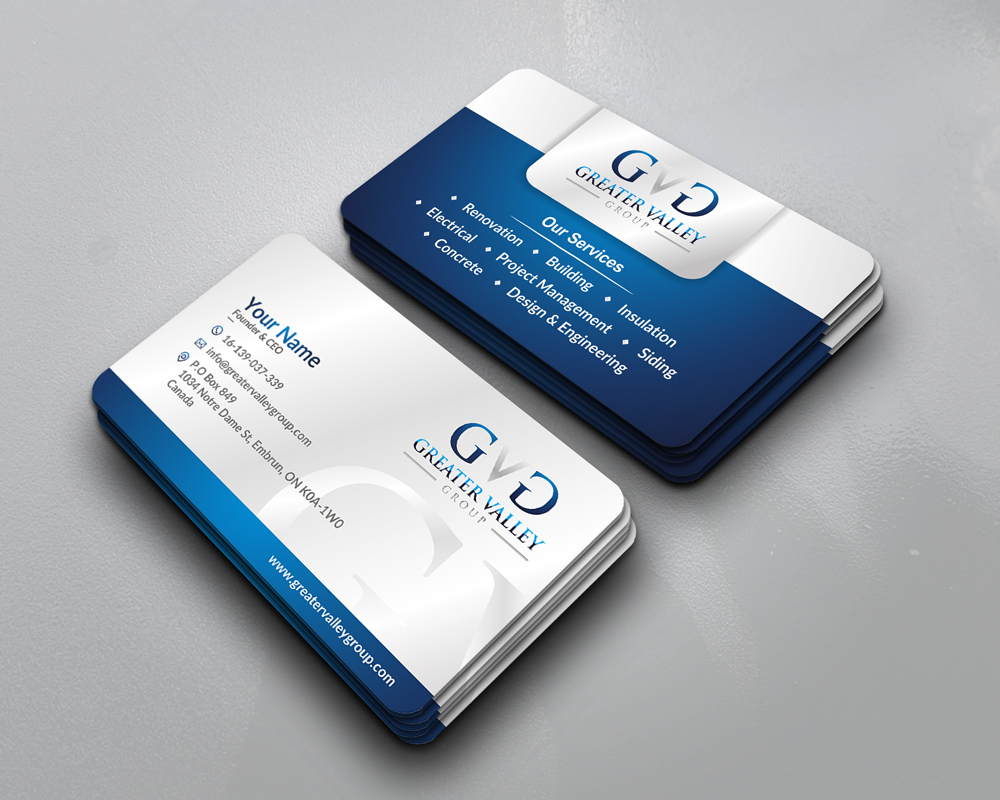 Greater Valley Group (GVG) logo design by Ulid