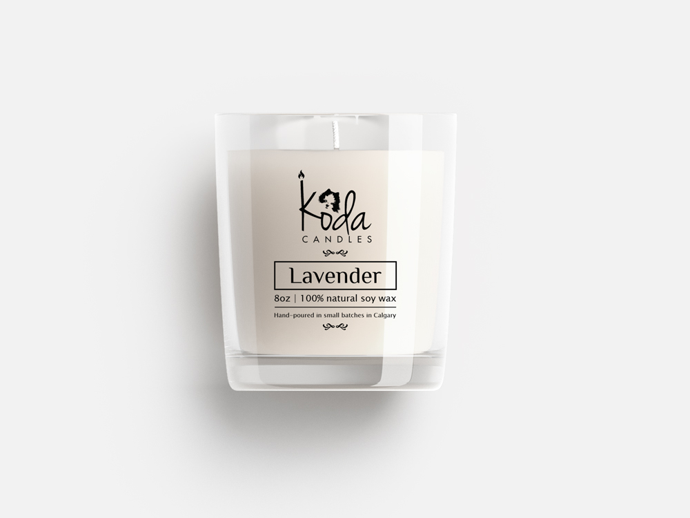 Koda Candles logo design by Ulid