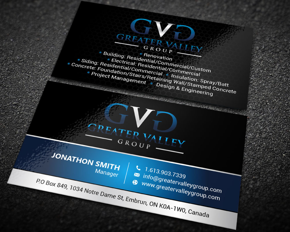 Greater Valley Group (GVG) logo design by Boomstudioz