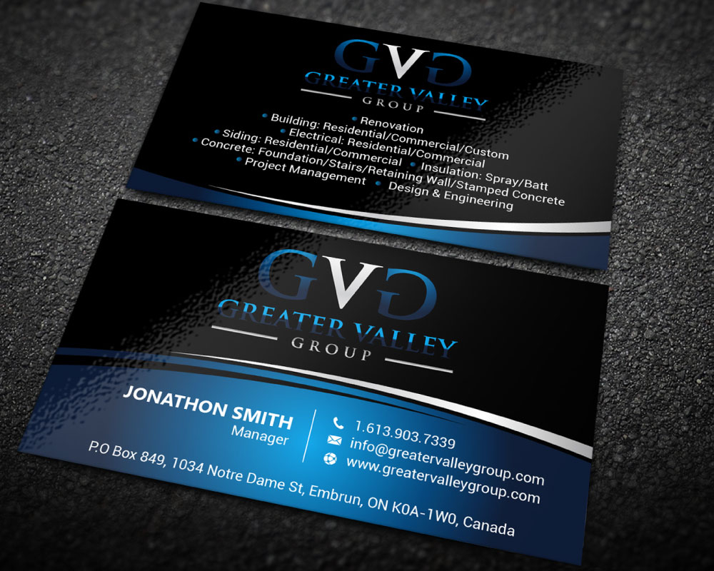 Greater Valley Group (GVG) logo design by Boomstudioz