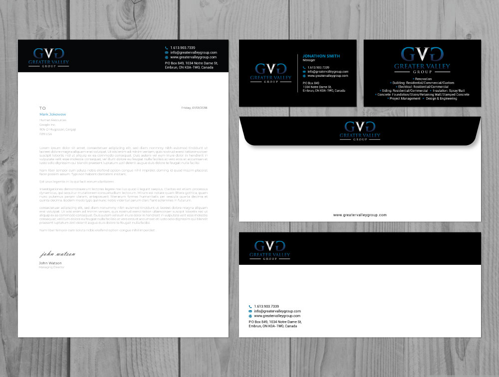 Greater Valley Group (GVG) logo design by Boomstudioz