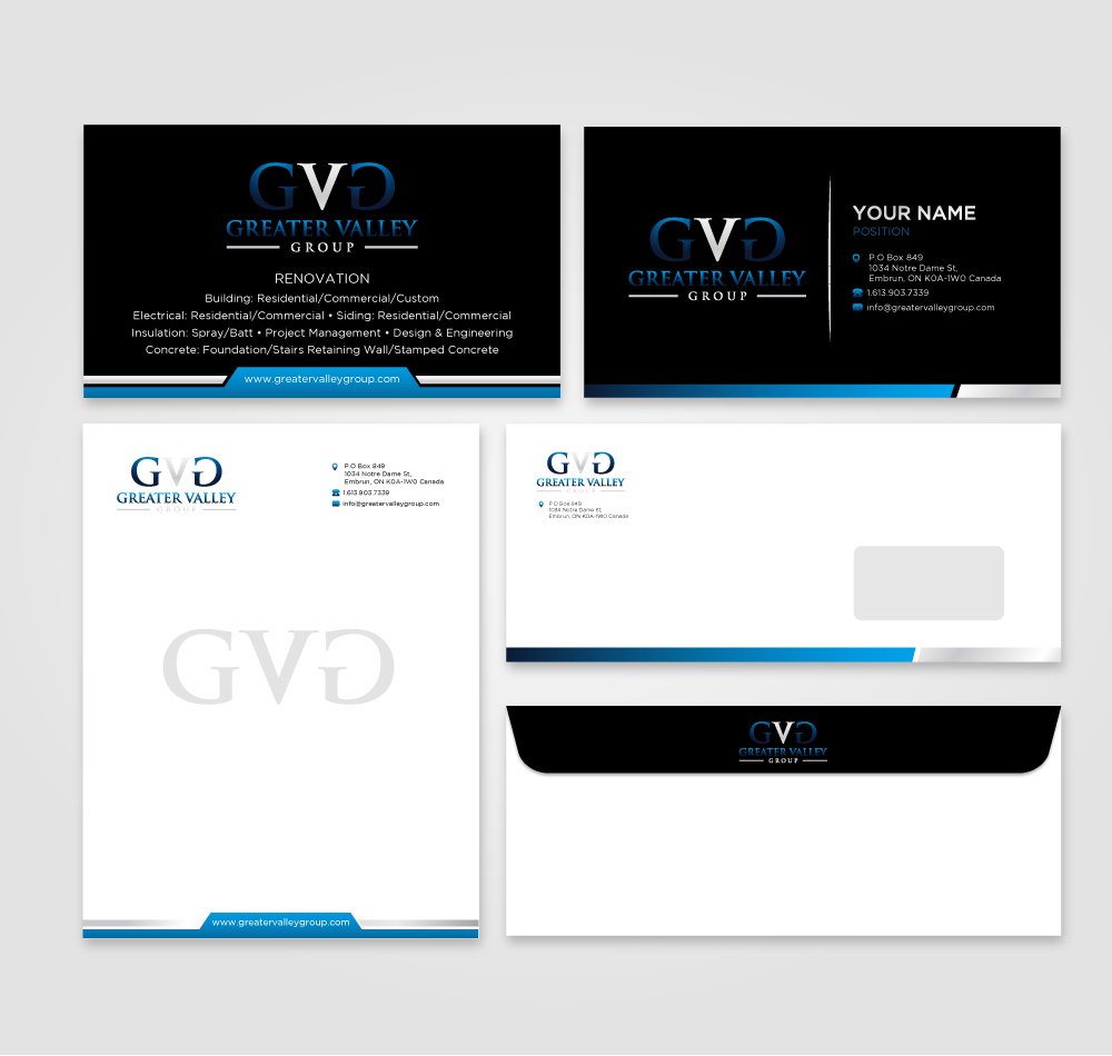 Greater Valley Group (GVG) logo design by labo