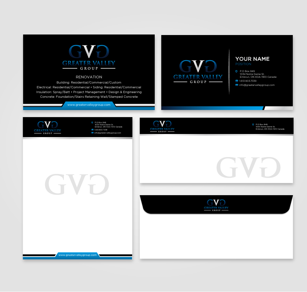 Greater Valley Group (GVG) logo design by labo