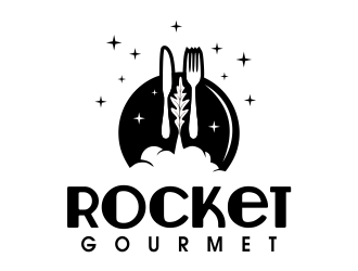 Rocket Gourmet logo design by JessicaLopes