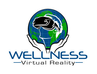 Wellness Virtual Reality  logo design by aRBy