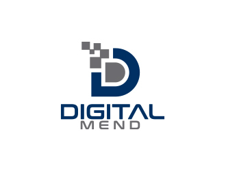 Digital Mend logo design by MarkindDesign