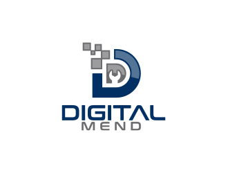 Digital Mend logo design by MarkindDesign