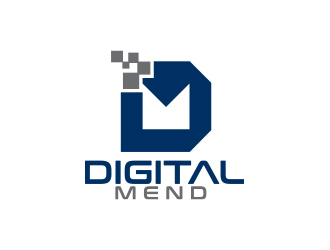 Digital Mend logo design by MarkindDesign