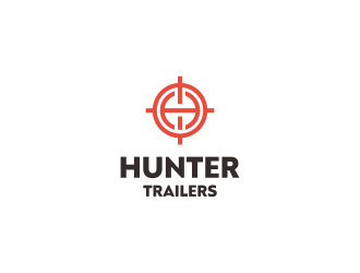 Hunter Trailers logo design by Asani Chie