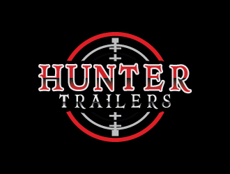 Hunter Trailers logo design by aryamaity