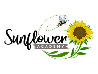 Sunflower Academy logo design by DreamLogoDesign