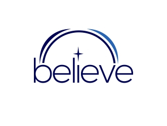 BELIEVE logo design by naldart